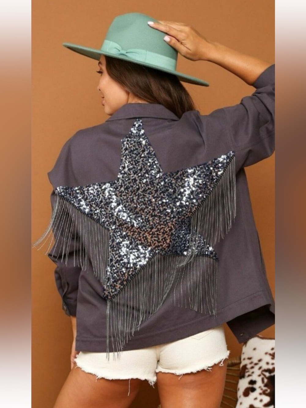 Fantastic Fawn Sequins Star Jacket